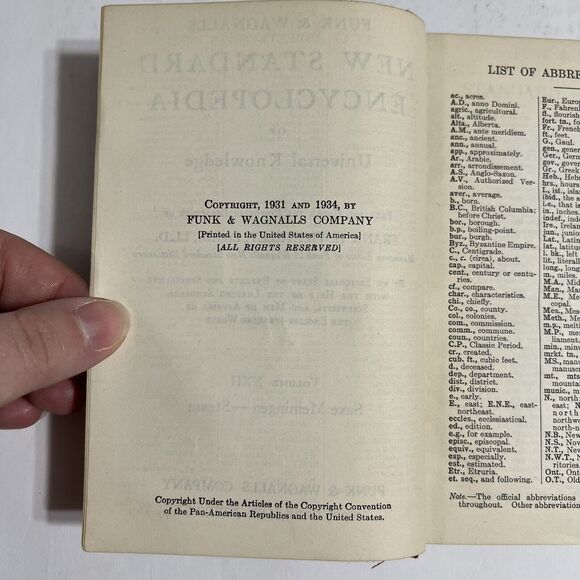 Funk n Wagnalls New Standard Encyclopedia 1934 Vol XXII Saxe Meiningen to Steam - Picture 6 of 15